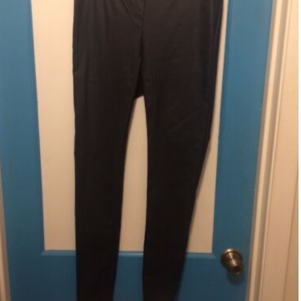 Romeo & Juliet Couture Faux Black Leather Pants L